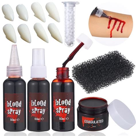 fake coagulated blood|Amazon.com : Mehron Makeup Coagulated Blood Gel.